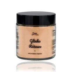 Różowa glinka skóra wrażliwa, naczynkowa 100g 120 ml