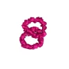 Scrunchie Medium Hot Pink - Zestaw dwóch gumek jedwabnych