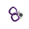 Scrunchie Mini Royal Purple - Zestaw dwóch gumek jedwabnych