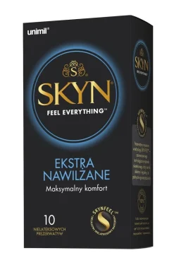 Skyn Ekstra Nawilżane nielateksowe prezerwatywy 10szt