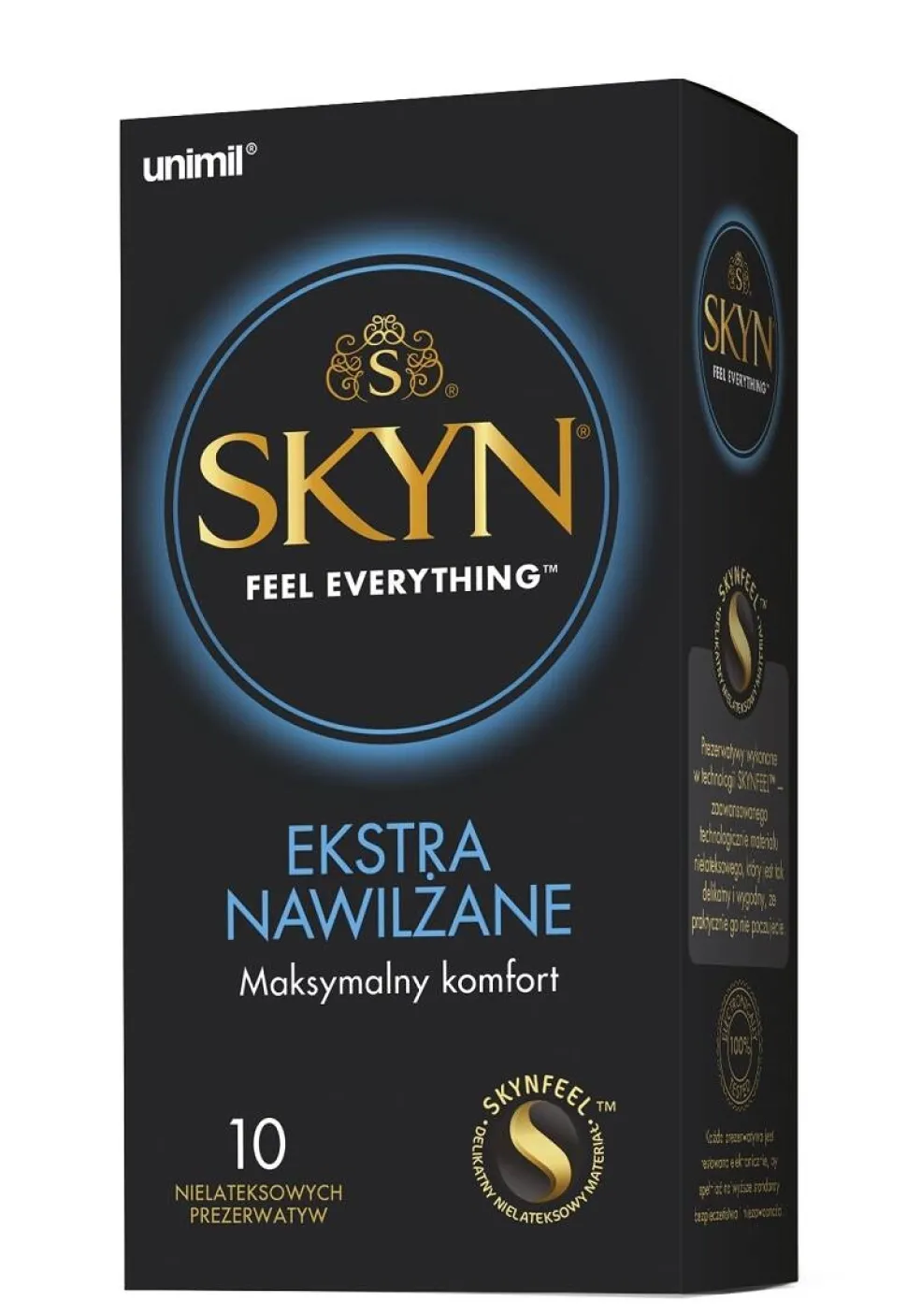 Skyn Ekstra Nawilżane nielateksowe prezerwatywy 10szt
