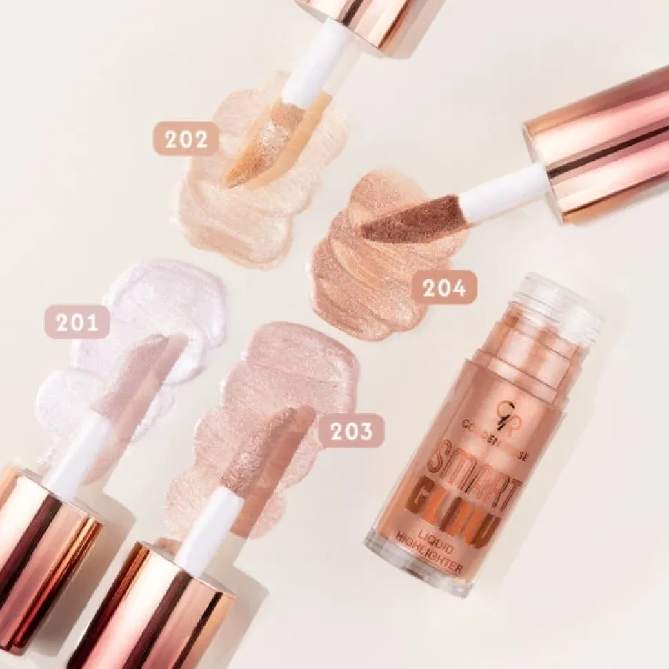 Smart Glow Liquid Highlighter Rozświetlacz w płynie do twarzy i dekoltu Smart Glow 202