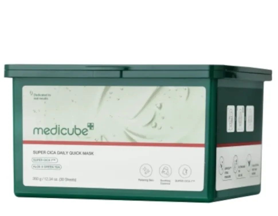 Super Cica Daily Quick Mask Zestaw Kojących Masek do Twarzy w Płachcie 30szt/300g