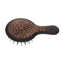 Szczotka do włosów MINI SUPERBRUSH czarna leopard