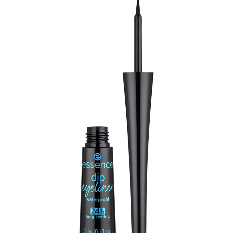 the Dip eyeliner 24h long-lasting, Wodoodporny eyeliner w płynie - 01 black