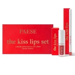 The Kiss Lips Zestaw pomadka i konturówka 02 Nude  Coral