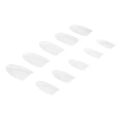 Tipsy elastyczne do przedłużania paznokci Invisible Flexi Tips 01 Clear Oval 300 szt.