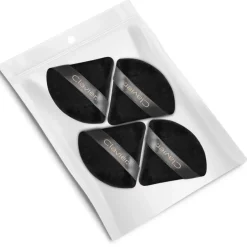 Trójkątny puszek do makijażu czarny 4 sztuki