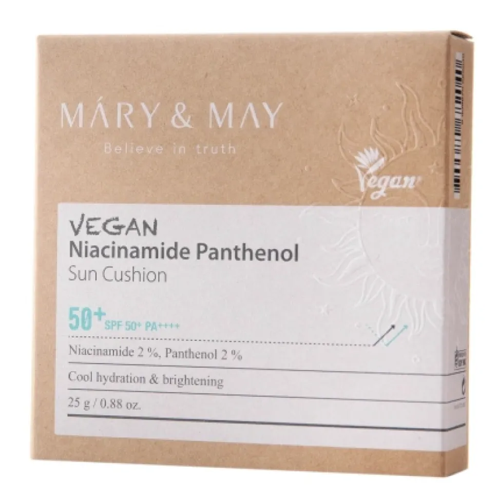 Vegan Niacinamide Panthenol Sun Cushion SPF50+ PA++++ Krem z filtrem w poduszce 25g