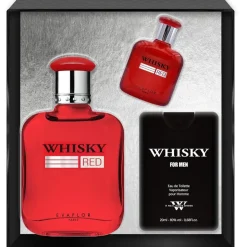 Whisky Red zestaw woda toaletowa spray 100ml + woda toaletowa spray 10ml + woda toaletowa spray 20ml