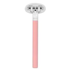 Wielorazowa maszynka do golenia z dwiema główkami do ciała - blush