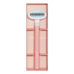 Wielorazowa maszynka do golenia z dwiema główkami do ciała - blush