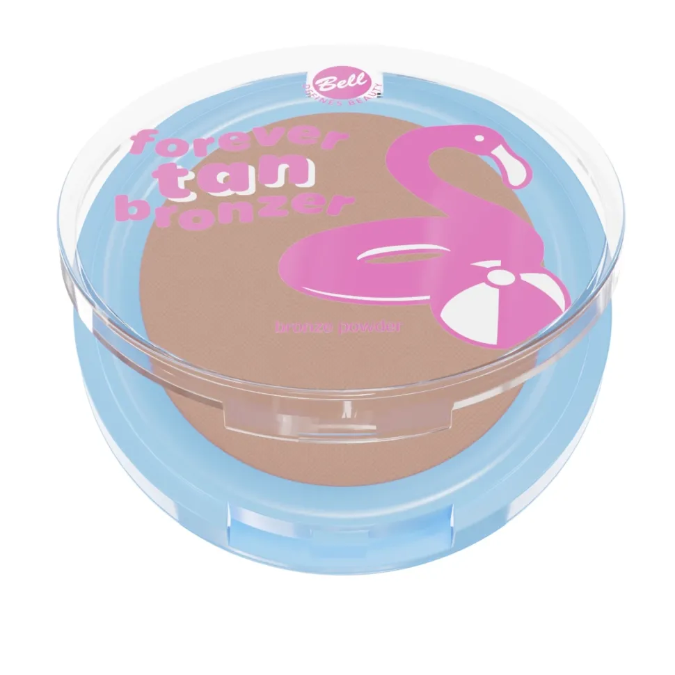 Wodoodporny puder brązujący do twarzy Summer Vibes FOREVER TAN BRONZER 001