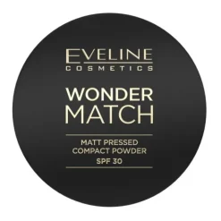 Wonder Match Matowy puder prasowany z filtrem ochronnym SPF 30, 01