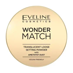 WONDER MATCH Puder utrwalający z ametystowym pyłkiem