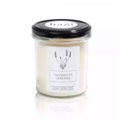 Zapachowa świeca sojowa Tajemnicza Lawenda