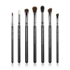 Zestaw 7 pędzli do makijażu Pro Eye Set T122 Black/Silver