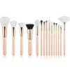 Zestaw 15 pędzli do makijażu T446 Naked Pink/Rose Gold