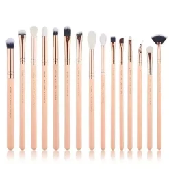 Zestaw 15 pędzli do makijażu T447 Naked Pink/Rose Gold