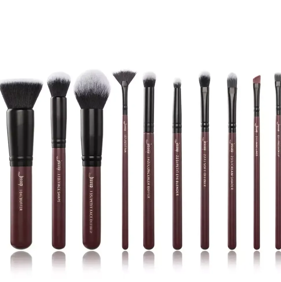 Zestaw 10 pędzli do makijażu T259 Plum Queen Luxury Set