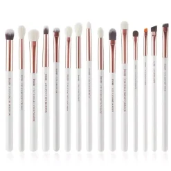 Zestaw 15 pędzli do makijażu T217 White/Rose Gold