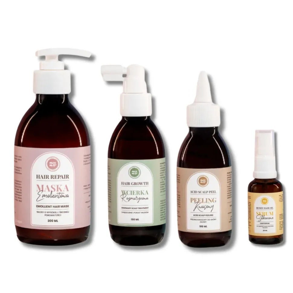 Zestaw kosmetyków do pielęgnacji włosów