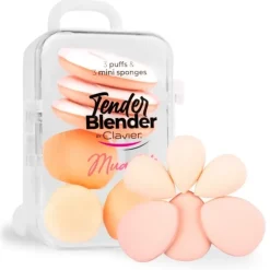 Zestaw mini gąbek do makijażu MUA KIT White 6szt