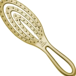 Zestaw prezentowy szczotek do włosów Peacock + Holiday Brush podróżna szczotka złota